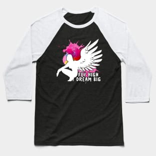 Fly high Dream big Baseball T-Shirt